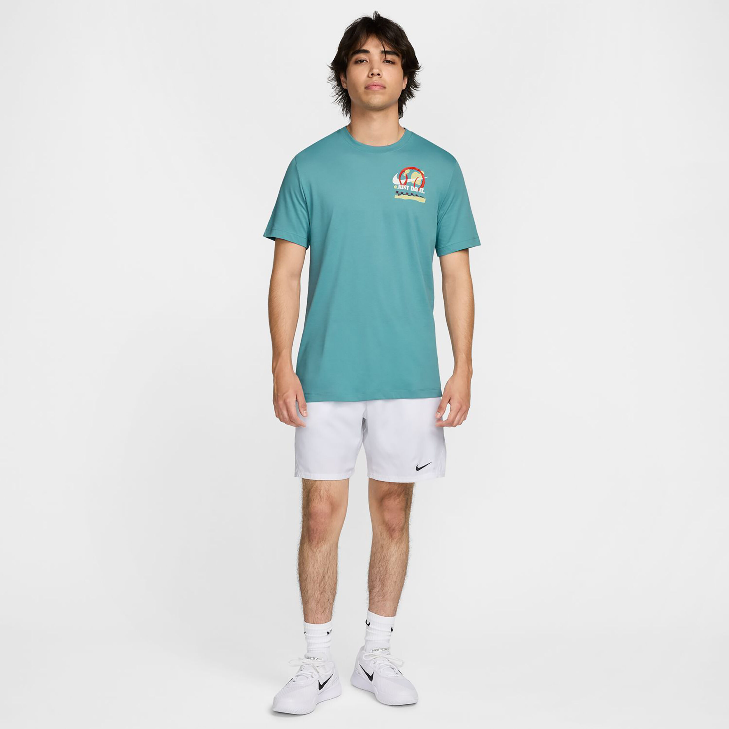 Dri-Fit OC T-Shirt Herren - Türkis, Mehrfarbig