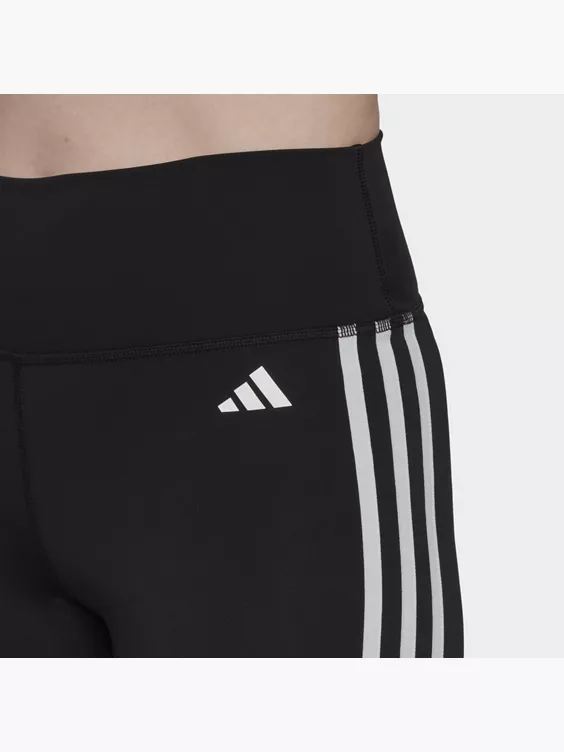 adidas Training Essentials 3-Streifen High-Waisted kurze Leggings