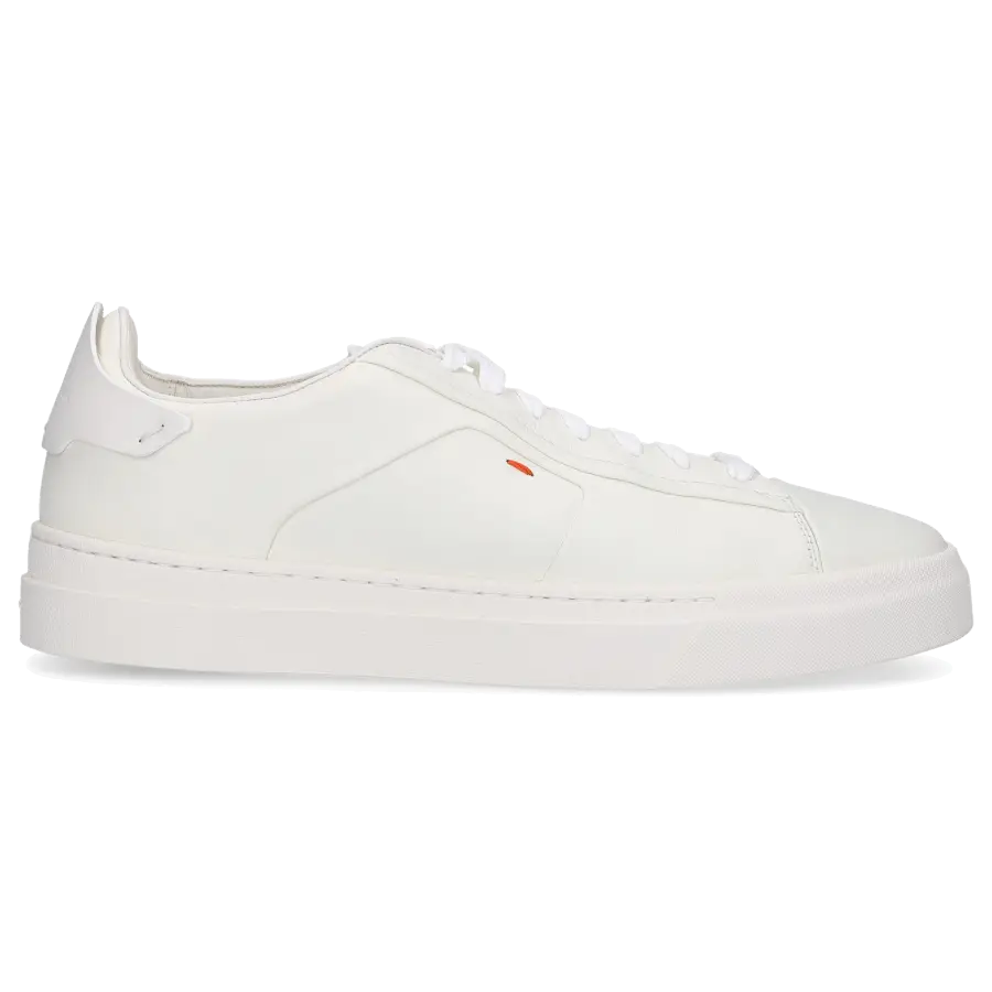 Santoni - Sneaker low DARTS Kalbsleder - weiß
