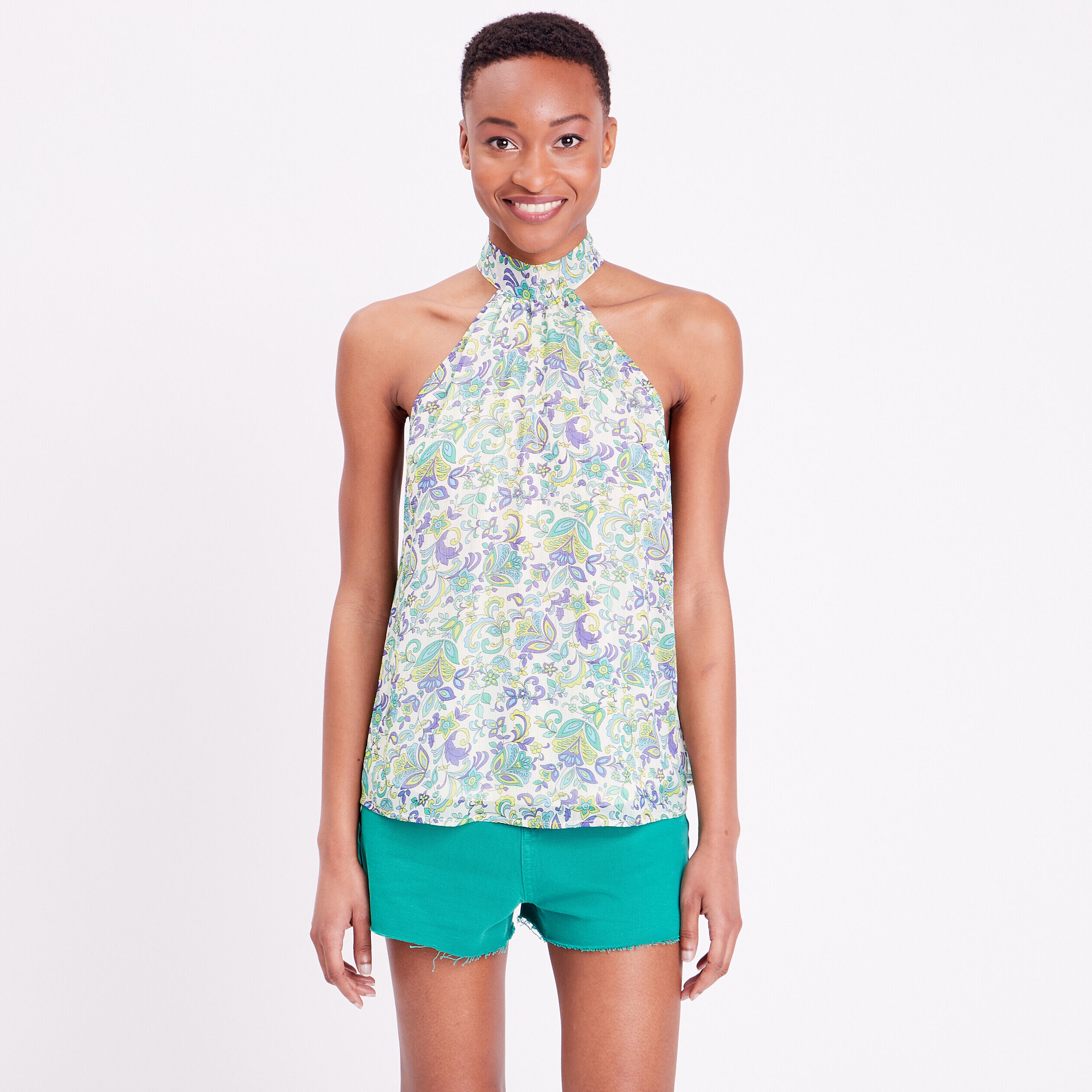 Blouse sans manches beige femme | Cache Cache