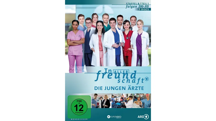 In aller Freundschaft - Die jungen Ärzte, Staffel 8, Teil 1 (Folgen 295-315)  [7 DVDs]