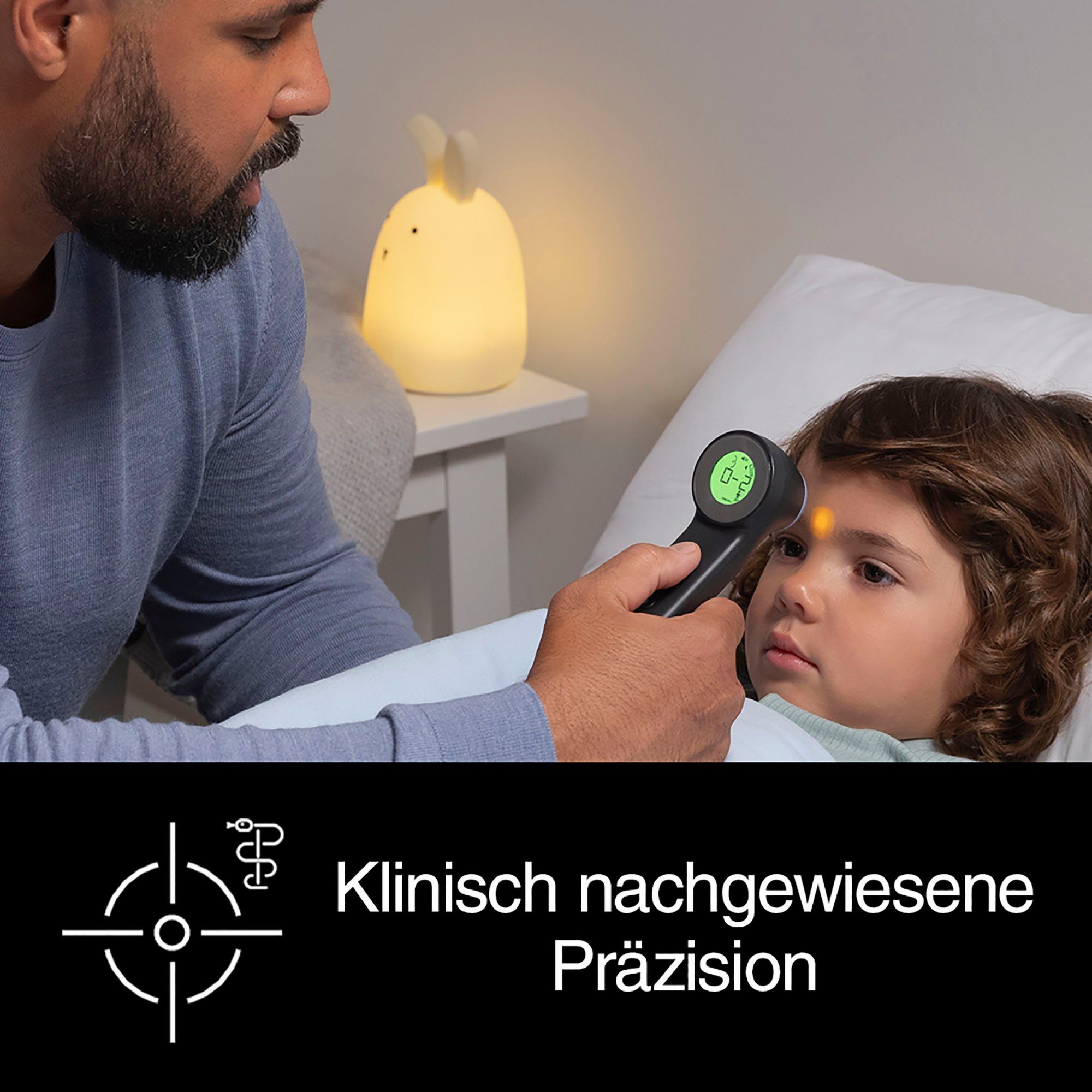 Braun Fieberthermometer SensianTM 7 BNT400B, berührungsloses Stirnthermometer mit Age Precision® Technology