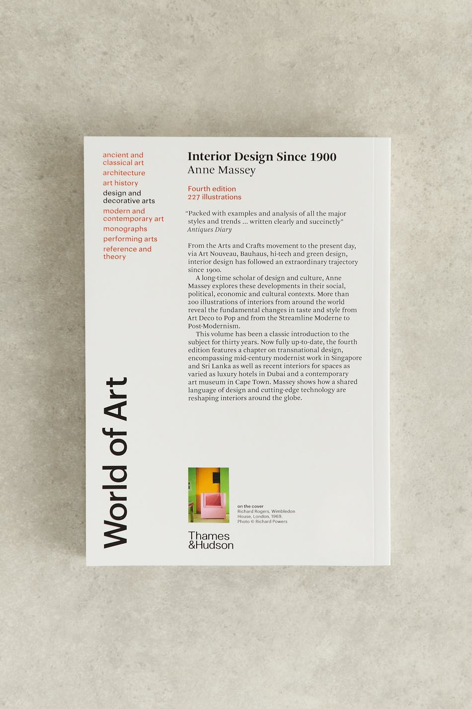 New mags world of art: interior design 1900 book