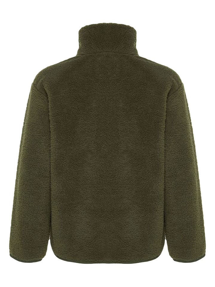 trendyol Fleecejacke in Dunkelgrün günstig kaufen