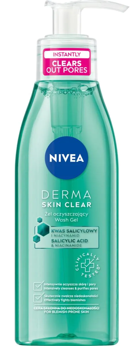 Τζελ καθαρισμού Nivea Derma Skin Clear