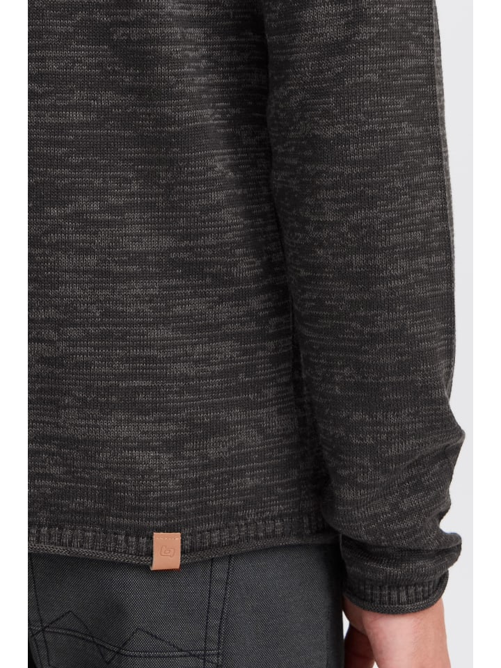 BLEND Strickpullover BHDan 20700587ME Strickpullover mit aufgerollten Säumen in Schwarz günstig kaufen