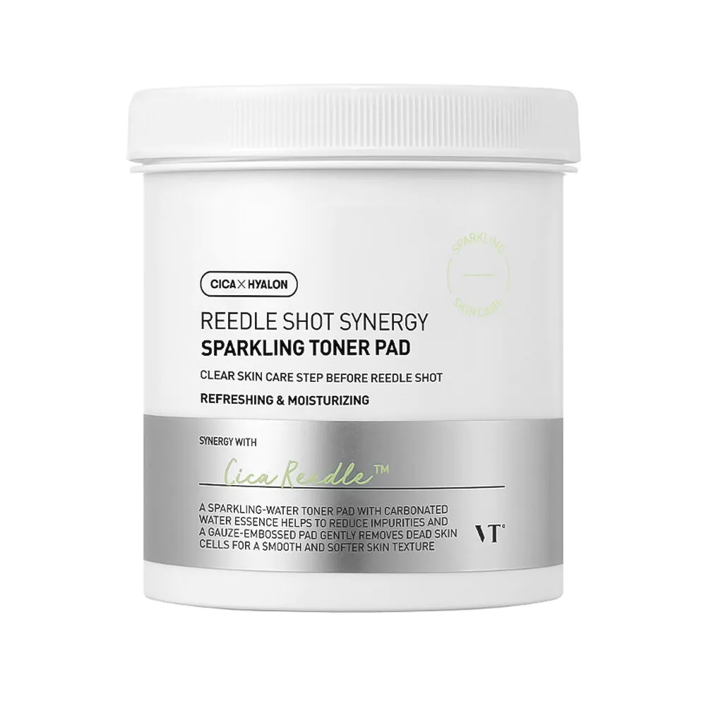 VT t Cosmetics Reedle Shot Synergy Sparkling Toner Pad Udglattende Ansigtspads