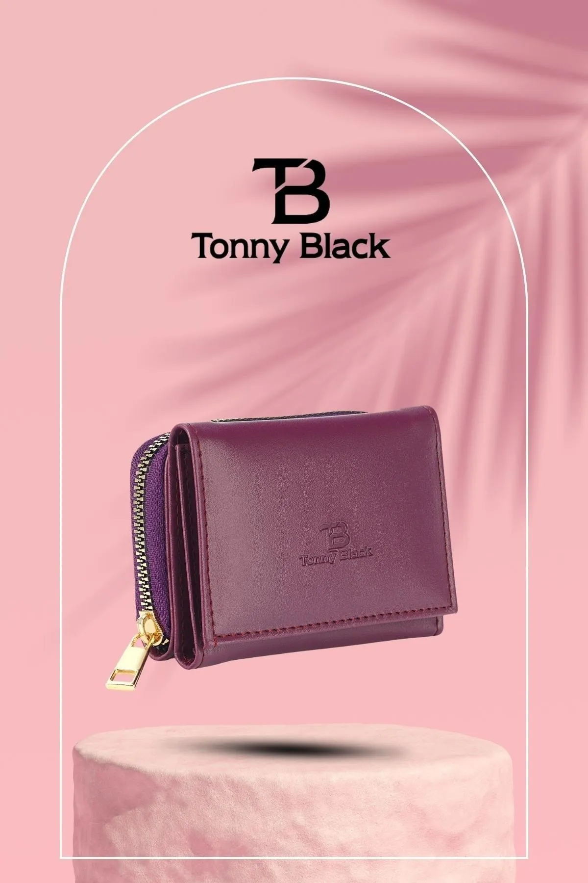 Tonny Black  Geldbörse - Lila - Unifarben