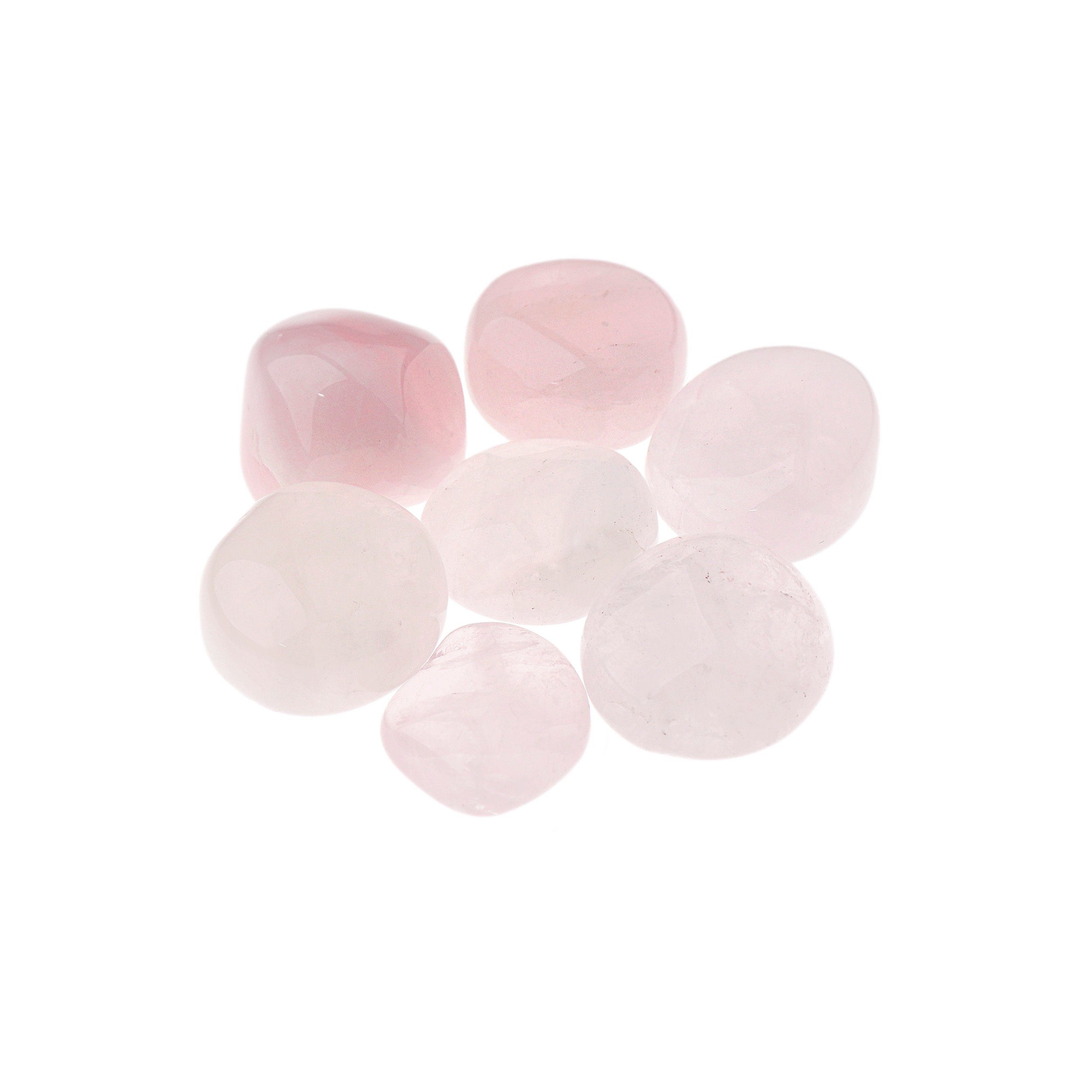NKlaus Mineralstein 300g Rozenquarz Edelstein 30 - 40 mm Heilsteine zart rosa Mineral Dek