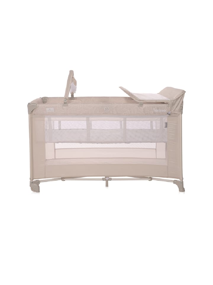 Lorelli Reisebett Torino plus 2 Ebenen in braun günstig kaufen 60x120 cm