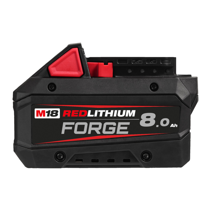 Milwaukee piederumi 4932492131 M18 FB8 FORGE akumulators 18 V 8,0 Ah Redlitium-Ion