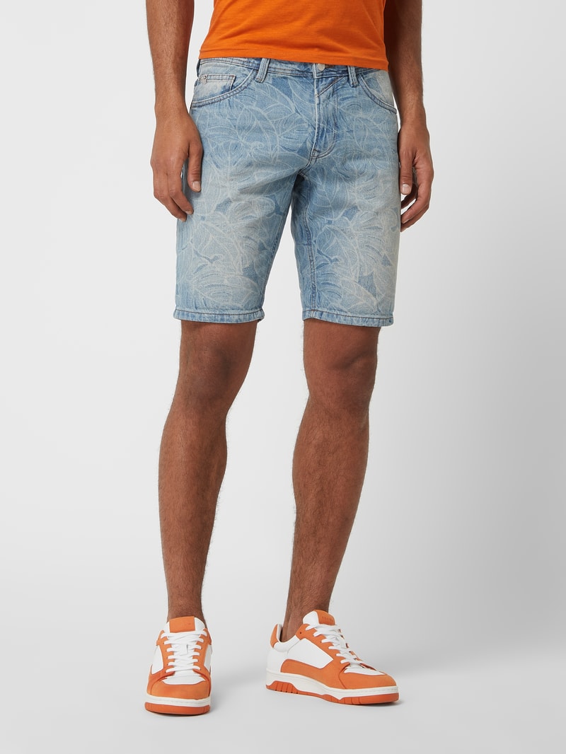 Regular Fit Jeansshorts aus Baumwolle in jeans