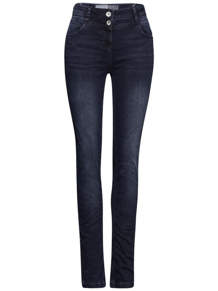 Cecil Jeans in blue black used wash günstig kaufen