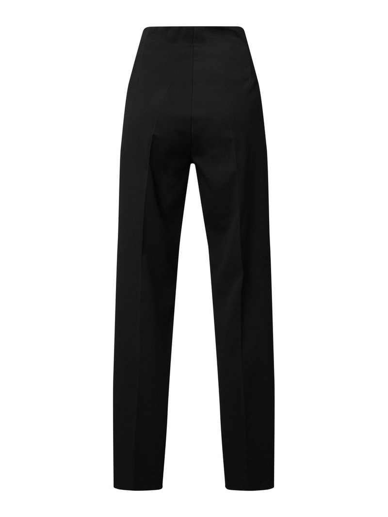 Slim Fit Stoffhose mit Stretch-Anteil Modell 'Jane' in schwarz