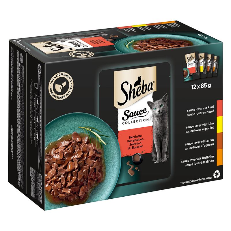 Sparpaket Sheba Varietäten Frischebeutel 48 x 85 g