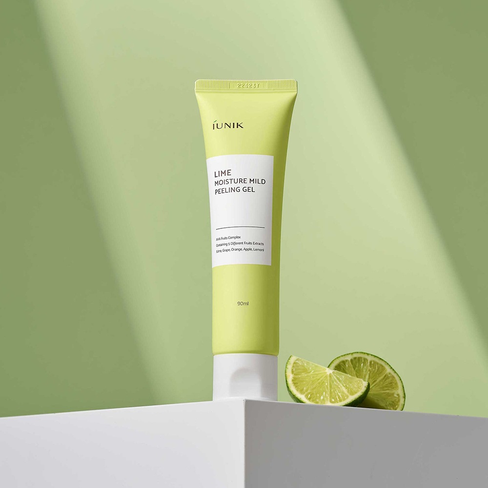 iUnik Lime Moisture Delikatny żel peelingujący 90 ml