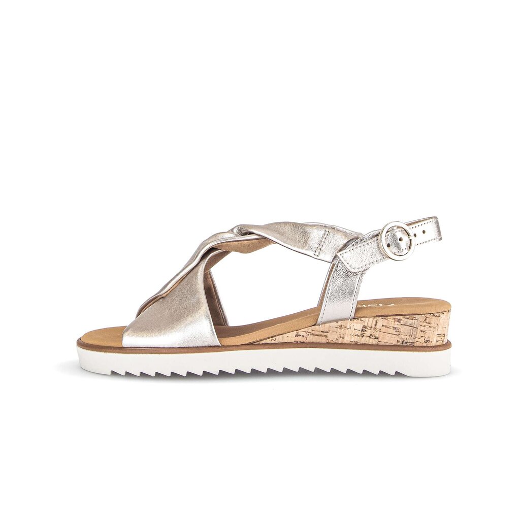 Gabor comfort Keilsandalette gold