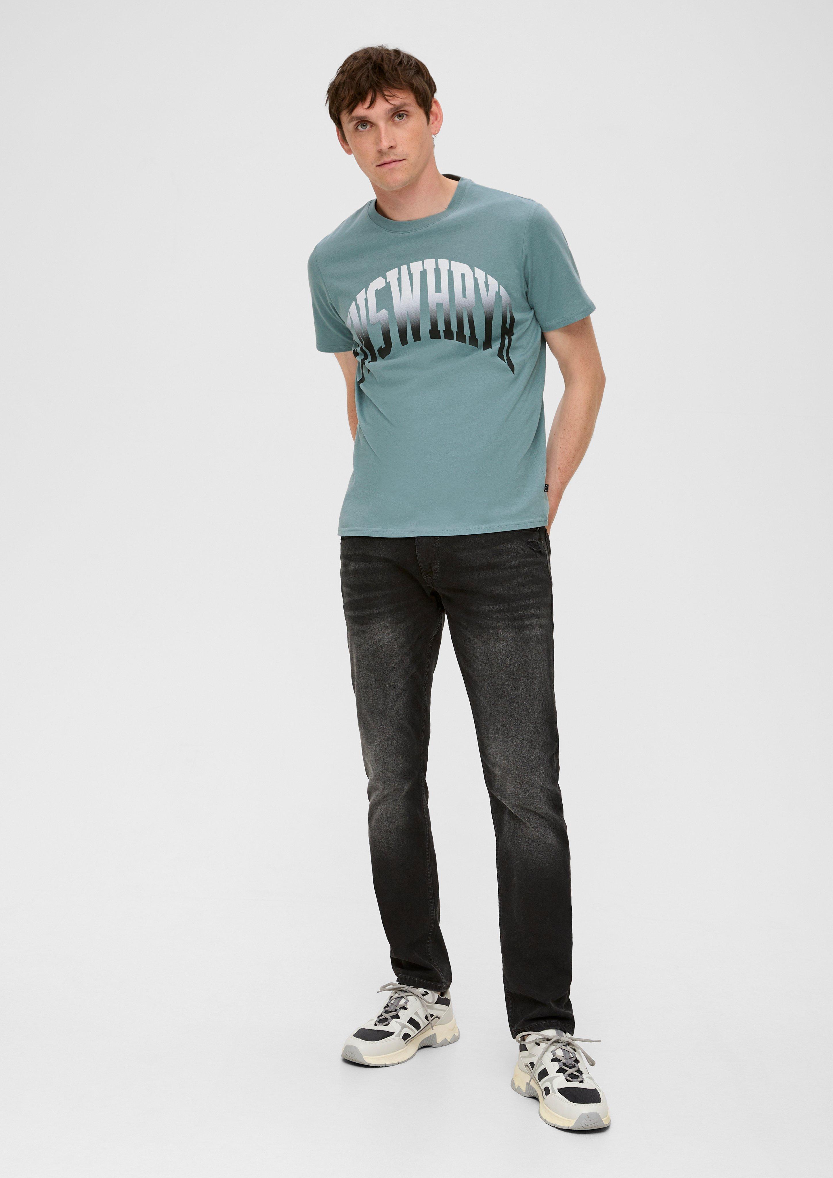T-Shirt mit Frontprint  2134873-63D0
