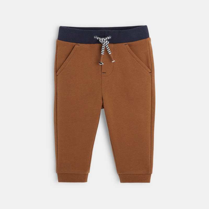 Pantalon jogging marron bébé garçon