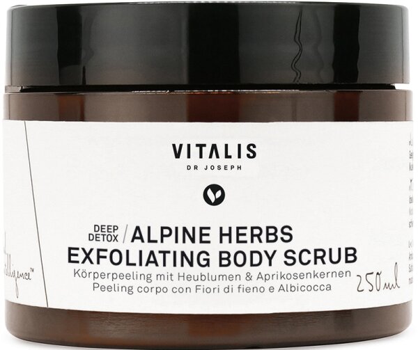 VITALIS Dr Joseph Alpine Herbs Exfoliating Body Scrub Körperpeeling