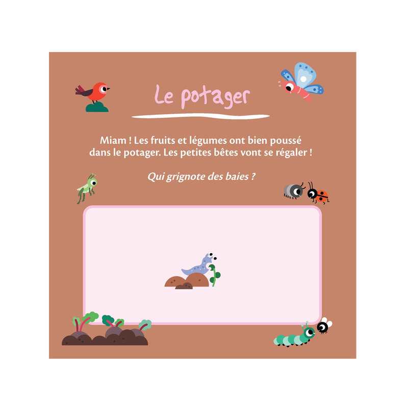 Livre Pinceau Magique, Les petites bêtes - Gründ