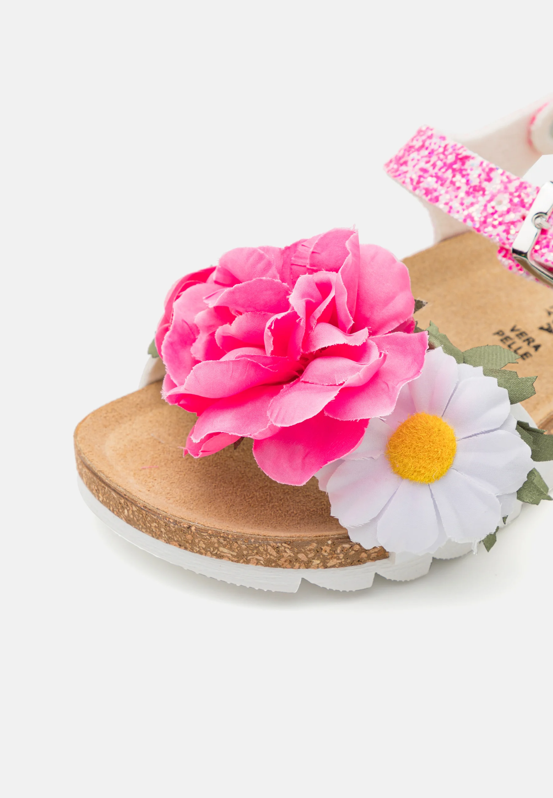 Monnalisa BOTANIC BOUQUET GLITTER - Sandalias