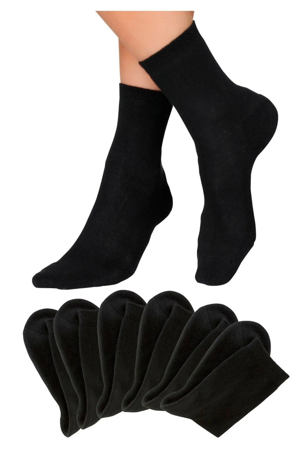 HIS  Socken - Schwarz - Unifarben