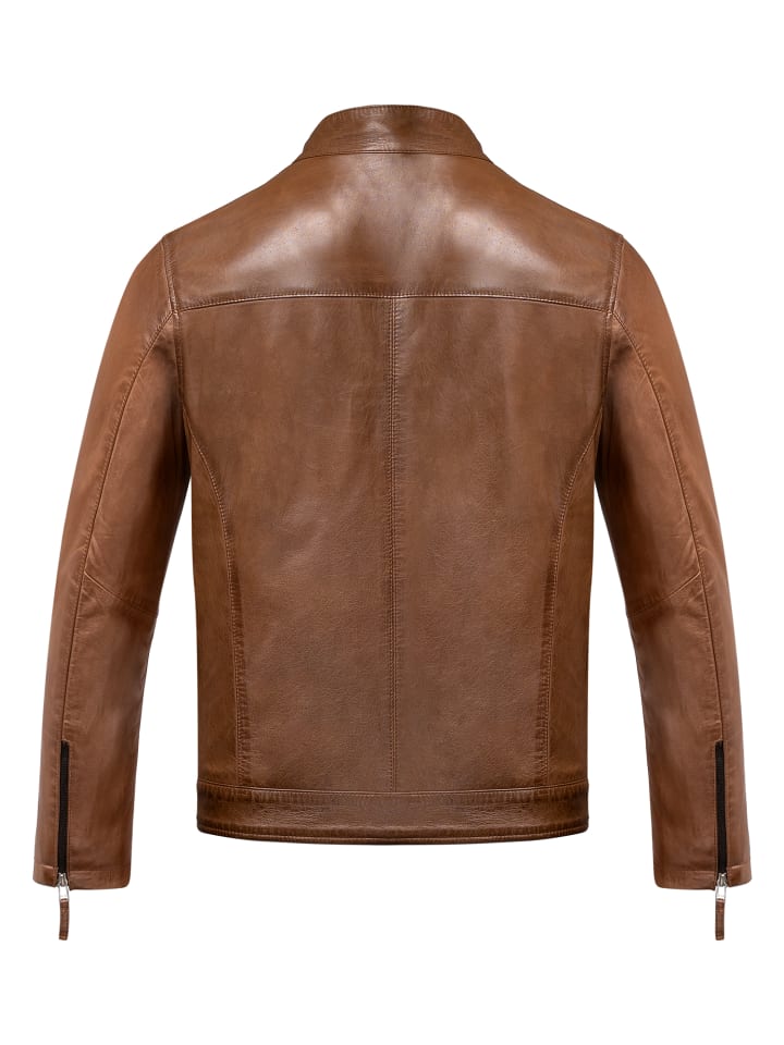 Amaci&Sons Lederjacke CICERO in Cognac günstig kaufen