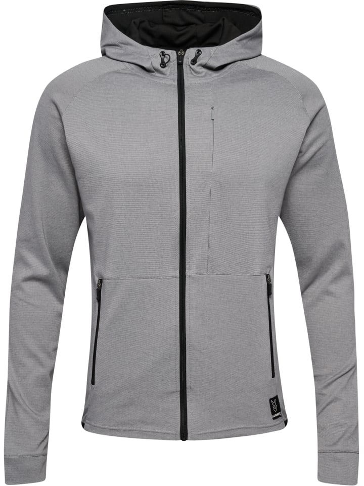 Hummel Hummel Reißverschluss Kapuzenpullover Hmlmt Interval Multisport Herren in GREY MELANGE günstig kaufen XXL
