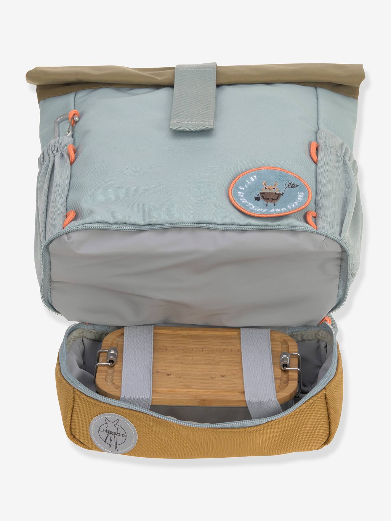 Lässig Kinder Rolltop-Rucksack NATURE LÄSSIG - grün