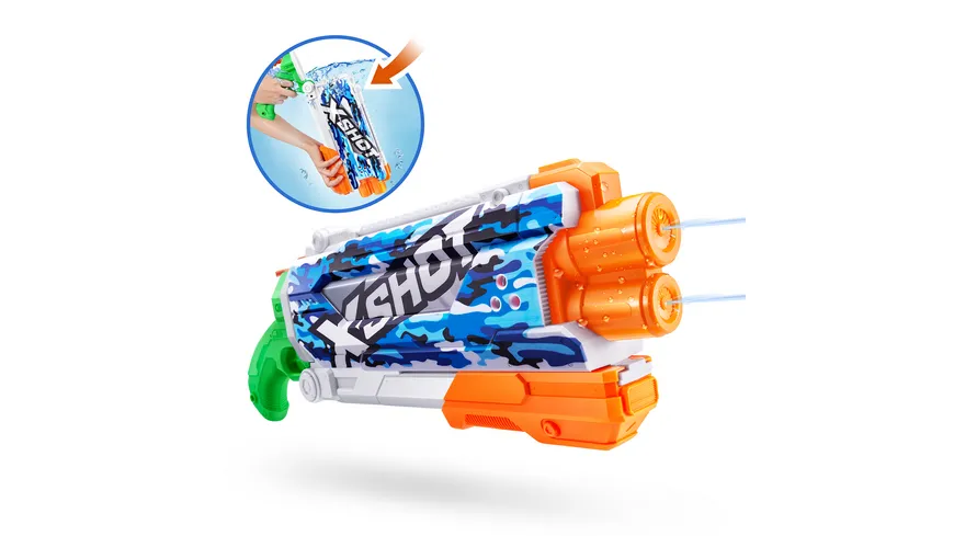 XSHOT Water - Fast-Fill Skins Pump Action Wasserblaster