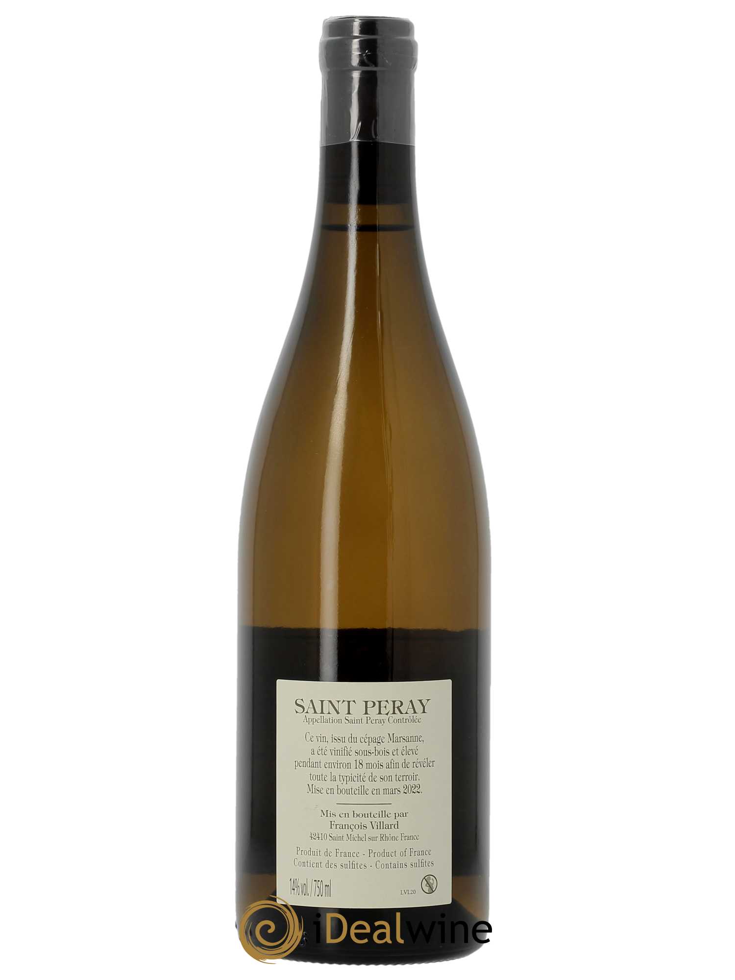 Saint-Péray Version Longue François Villard  2020 - Lot de 1 Bouteille