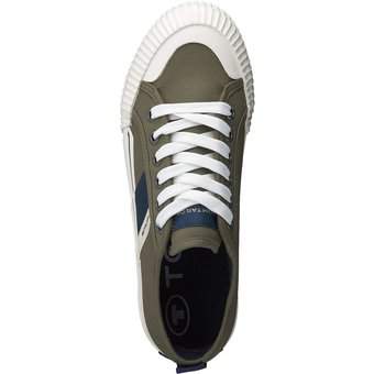 Tom Tailor Leinen Sneaker in grün