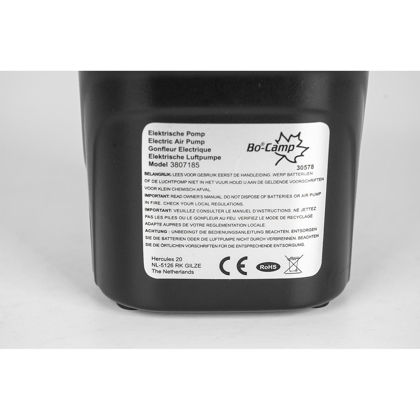 Bo-Camp USB 250 ltr/min Elektrische Wiederaufladbare Pumpe