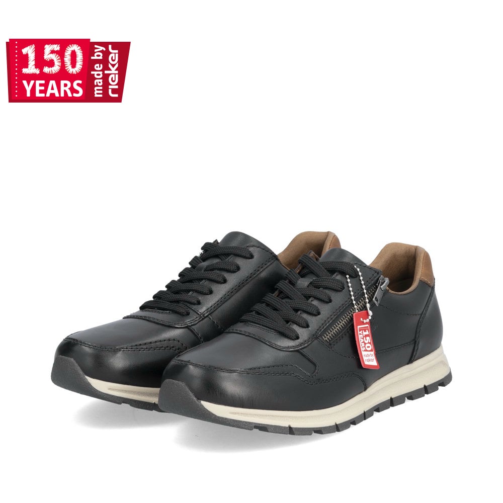 Rieker Herren Sneaker Low nachtschwarz