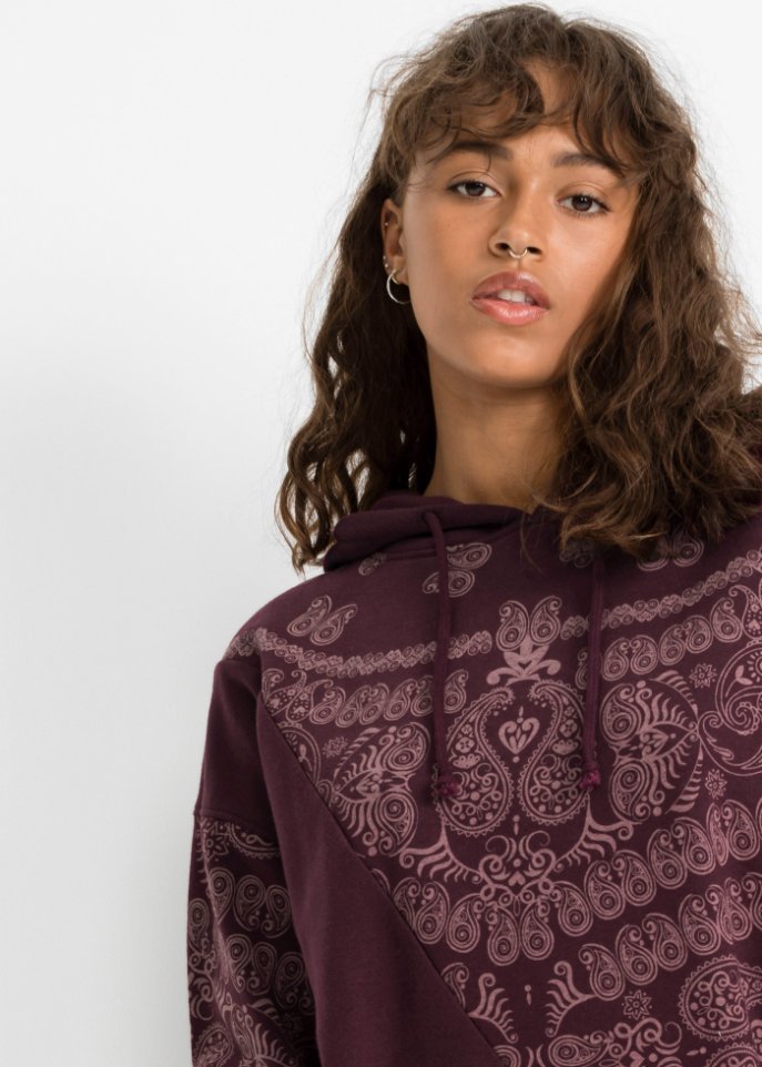 Kapuzensweatshirt mit Druck