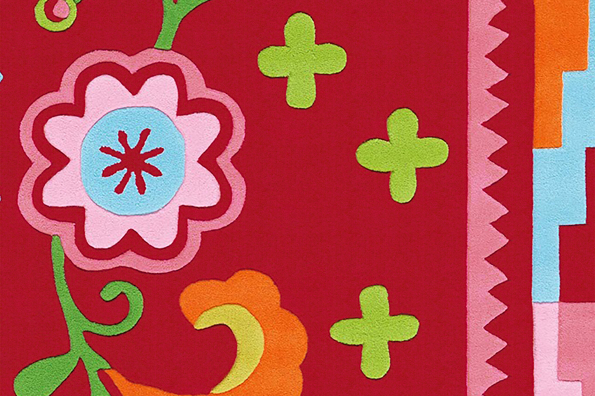 Arte Espina Teppich Sam 4144 Multi / Rosa