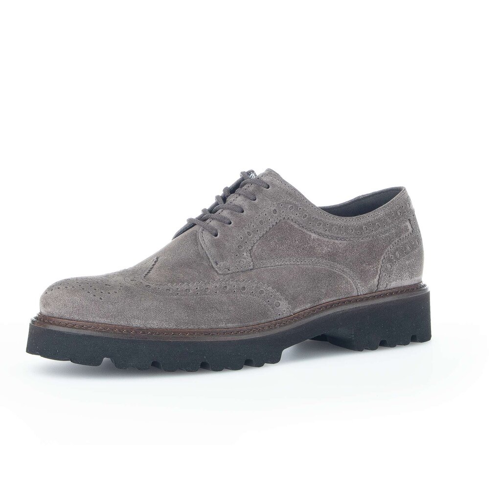 Gabor fashion Schnürschuh grau