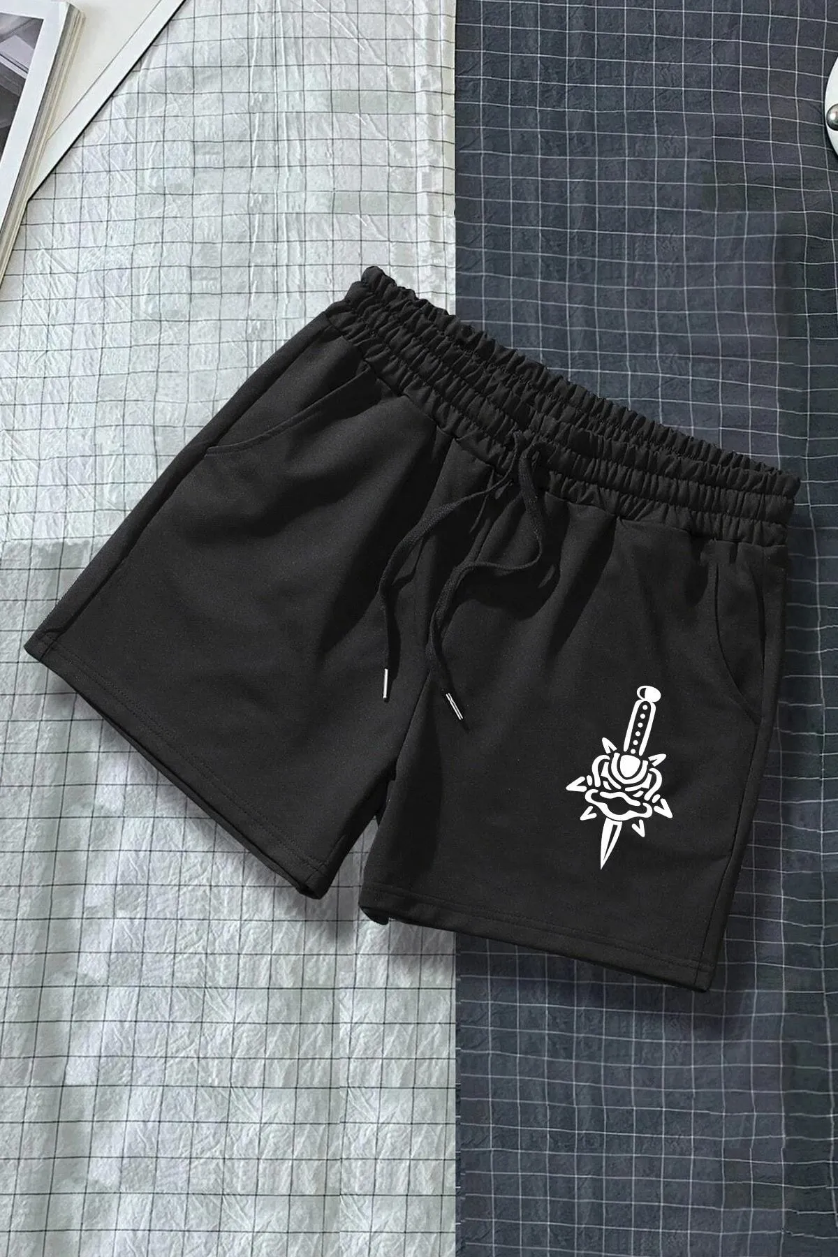 trendypassion  Design bedruckte Unisex-Shorts aus gekämmter Baumwolle aus Baumwolle