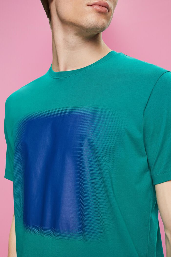 Baumwoll-T-Shirt mit Print