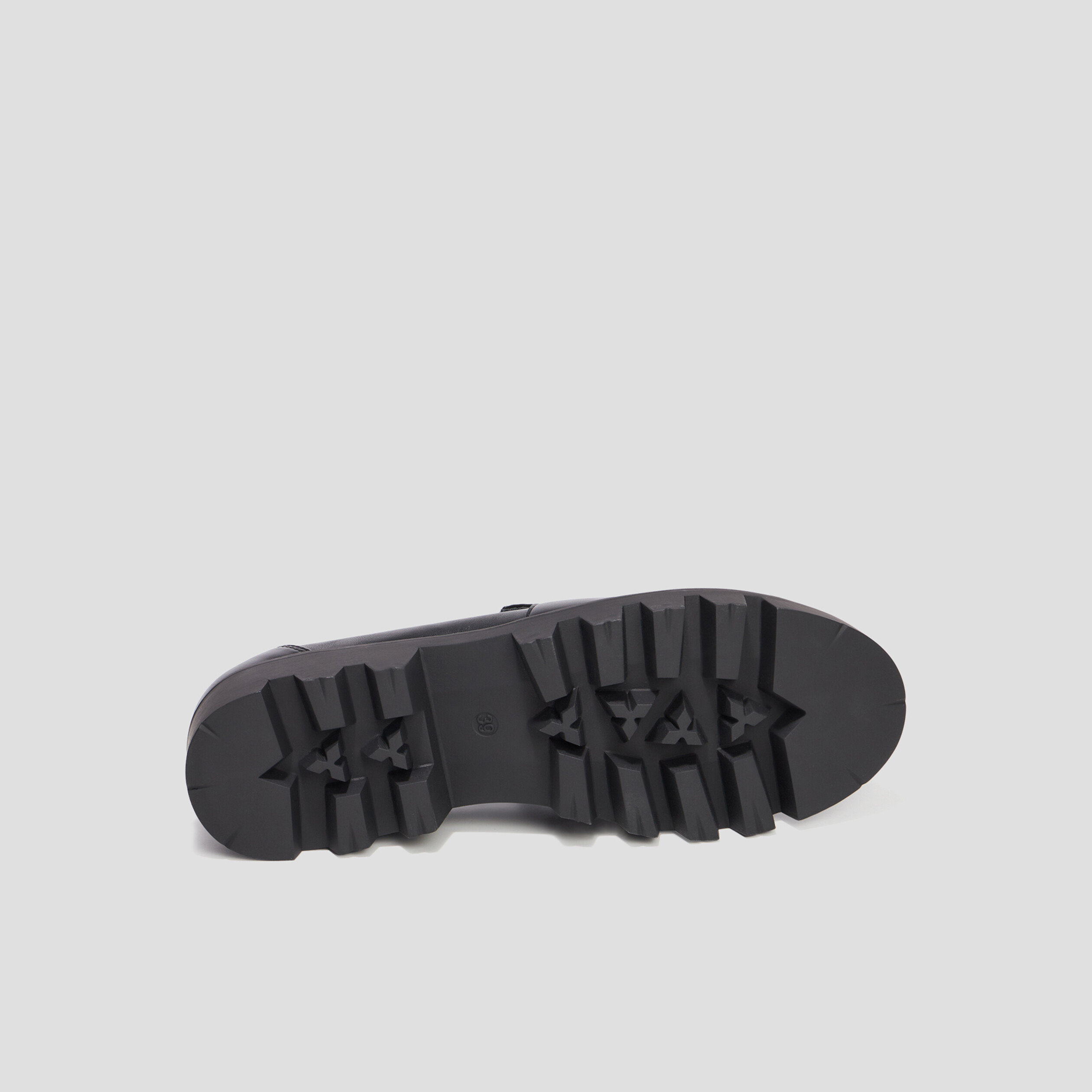 Mocassins crantés Liberto noir femme | La Halle