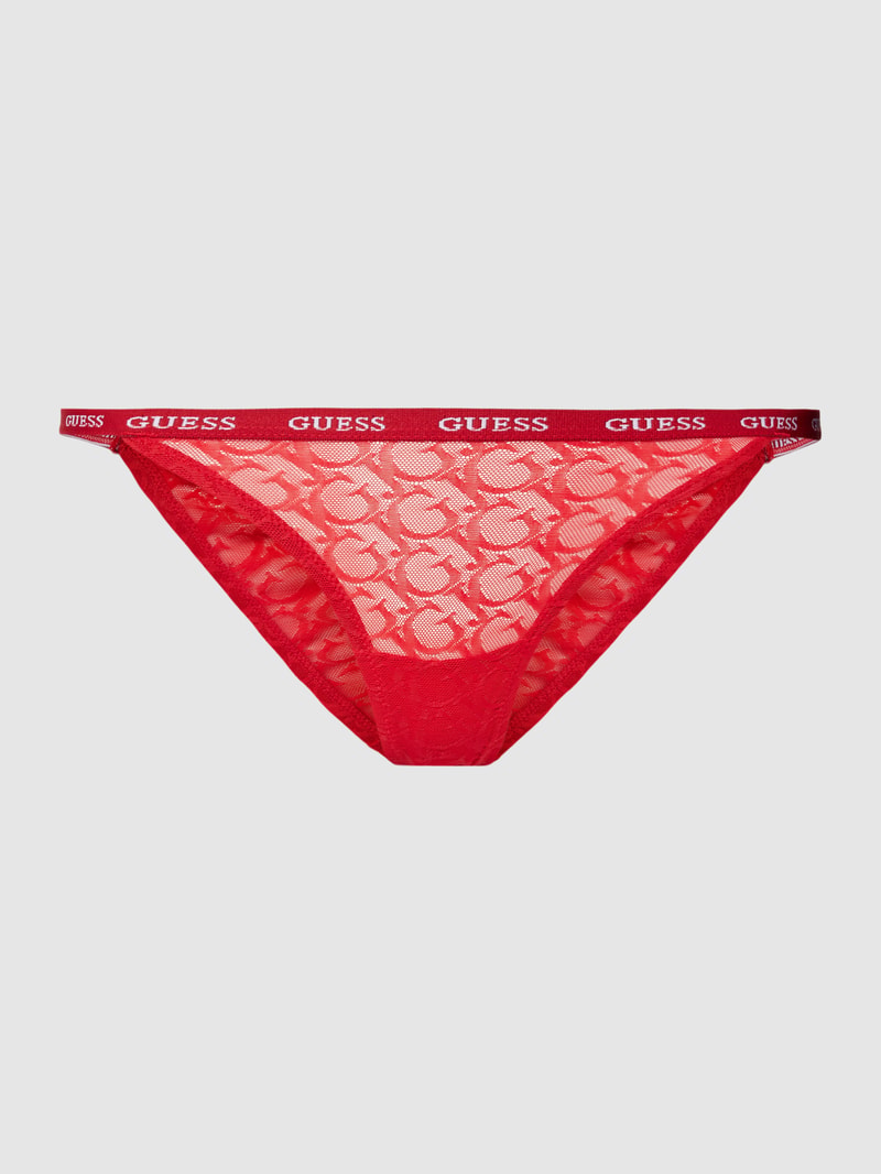 String in semitransparentem Design Modell 'EDYTHA' in rot