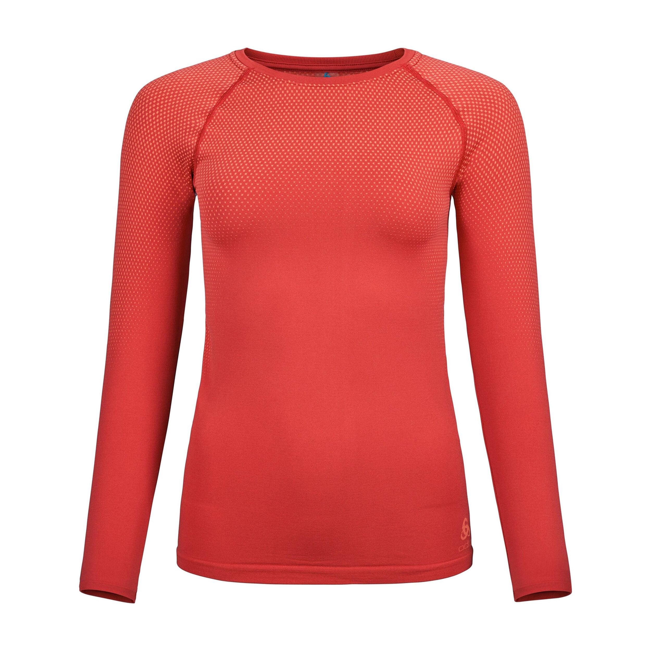 BL Top Crew Neck Performance Light Eco Longsleeve Damen - Rot