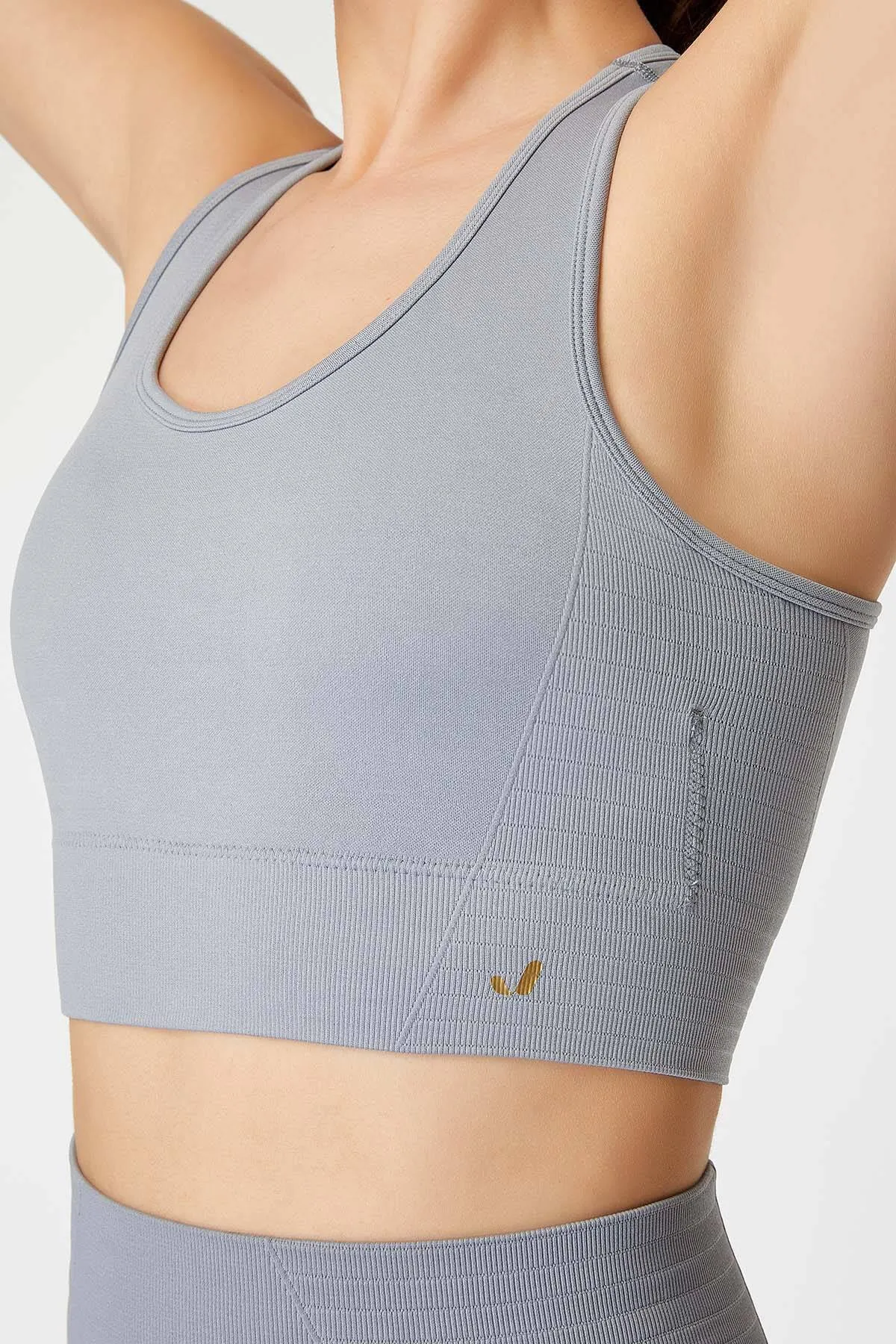 Jerf  Gela Double Layer Kompress Sport-BH Grau