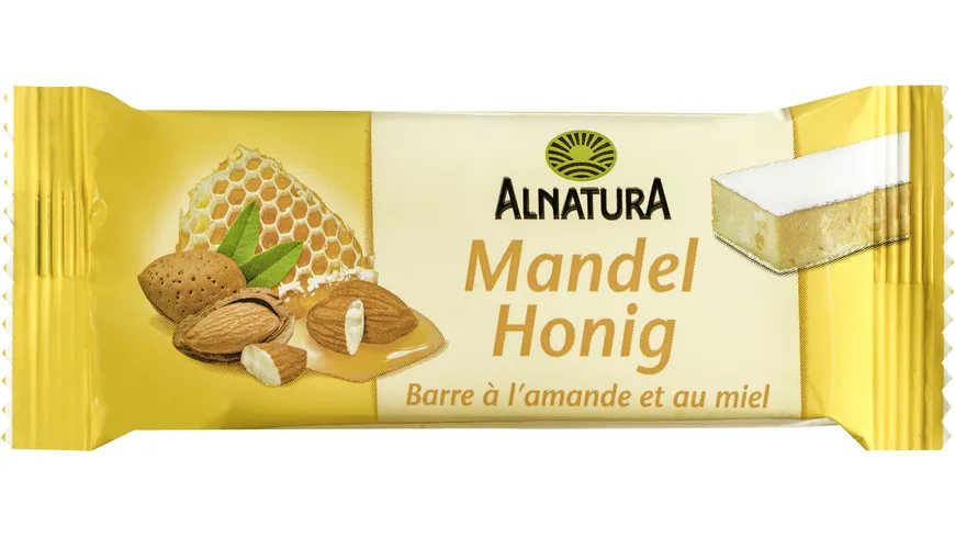 Alnatura Bio Mandel Honig Riegel 40 g