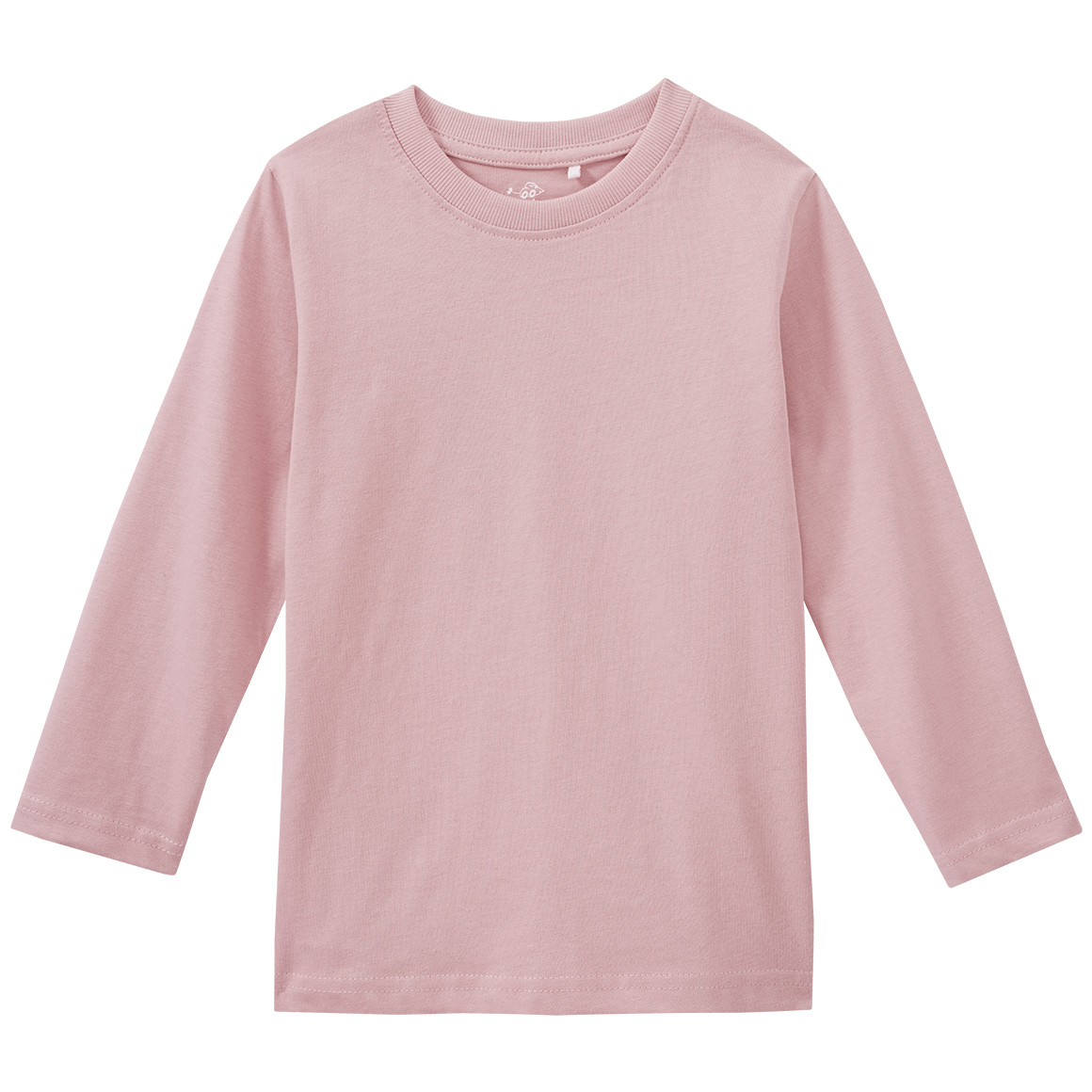 Mädchen Langarmshirt im Basic-Look