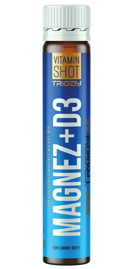 Triggy Vitamin Shot Magnezij + D3 tečnost s okusom jagode u ampuli 25 ml