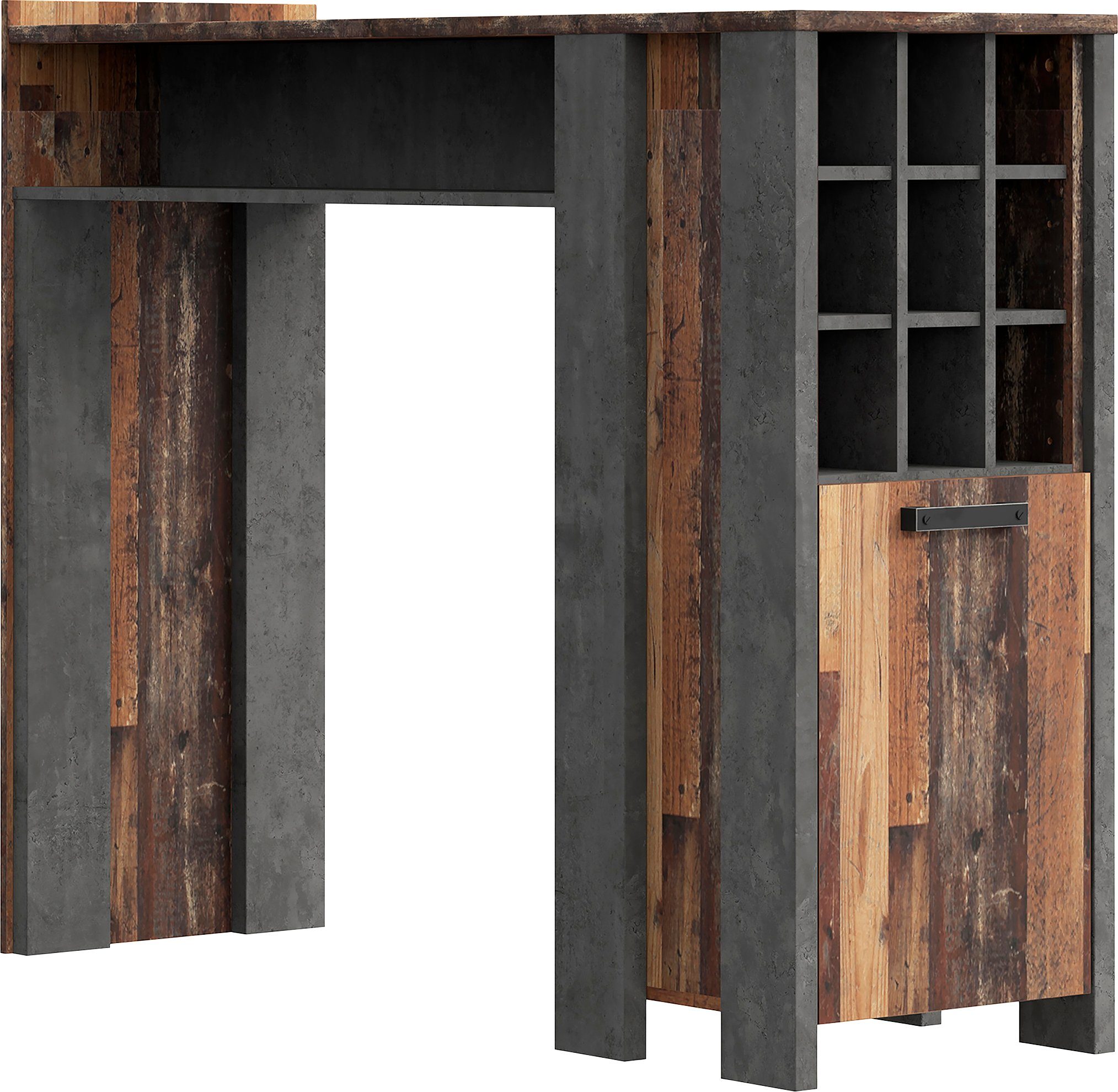 FORTE Barschrank Clif Breite ca. 151 cm