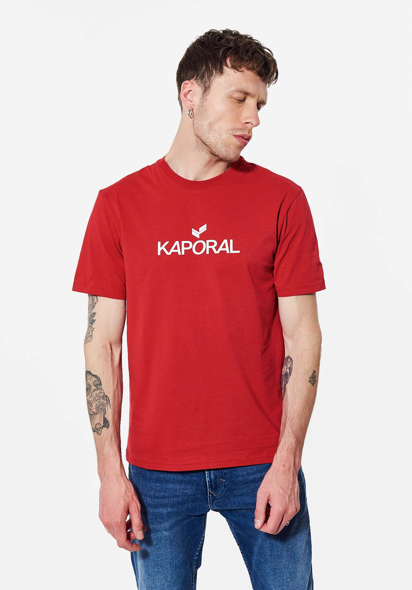 LERES  T-shirt rouge Homme en 100% coton bio