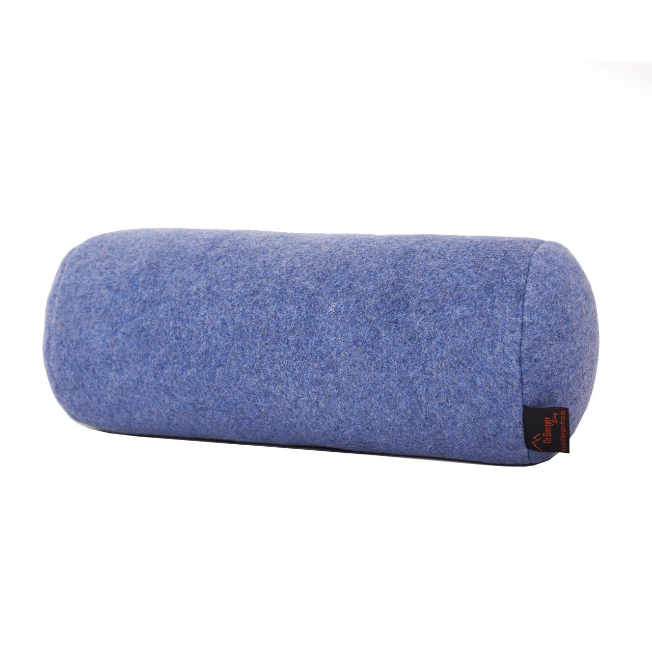 Dr. Berger Original Dr. Berger Velours-Fleece Nackenrolle Blaumelange 40 x 16 cm